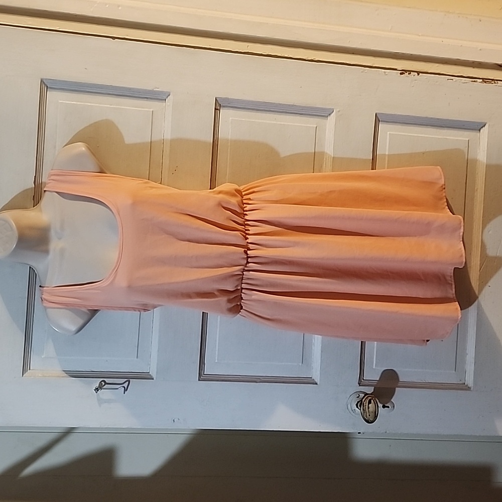 Hello Miss Pink Sleeveless Bow Dress M Jrs